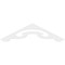 Ekena Millwork Pitch Northwest Architectural Grade PVC Gable Pediment, 72"W x 18"H x 1"P (6/12) GPP072X018X100NOR - alternate 4